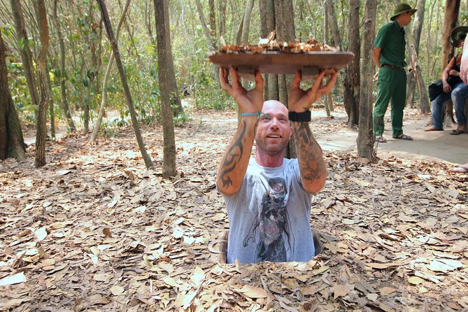 Private Cu Chi Tunnels tour by Luxury Speedboat - Hoang Cam smokeless kitchen: wartime hiding, explained with food