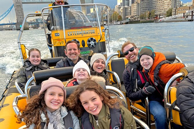 PRIVATE HIRE SPEEDBOAT 'ULTIMATE TOWER RIB BLAST' FROM TOWER PIER - 40 Minutes - Crew energy: when the skipper makes it feel like your party