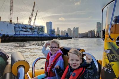 PRIVATE HIRE SPEEDBOAT 'ULTIMATE TOWER RIB BLAST' FROM TOWER PIER - 40 Minutes - Music on the Thames: Bond vibes and the right level of hype