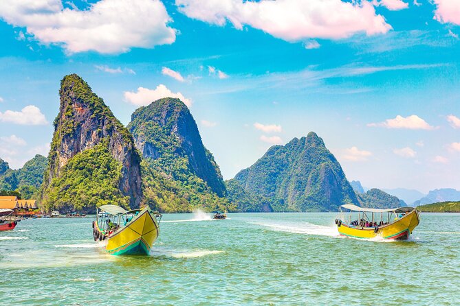 Private James Bond Island Speedboat Adventure Tour w/ Canoeing - Panyee Island (floating village): lunch, souvenirs, and a culture break