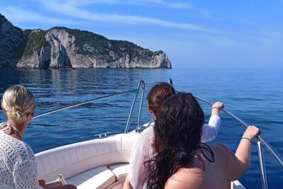 Private Luxury 6.5m 140hp Speedboat cruise Shipwreck & Blue Caves - Navagio (Shipwreck Beach) from the sea: time for photos and cooling off