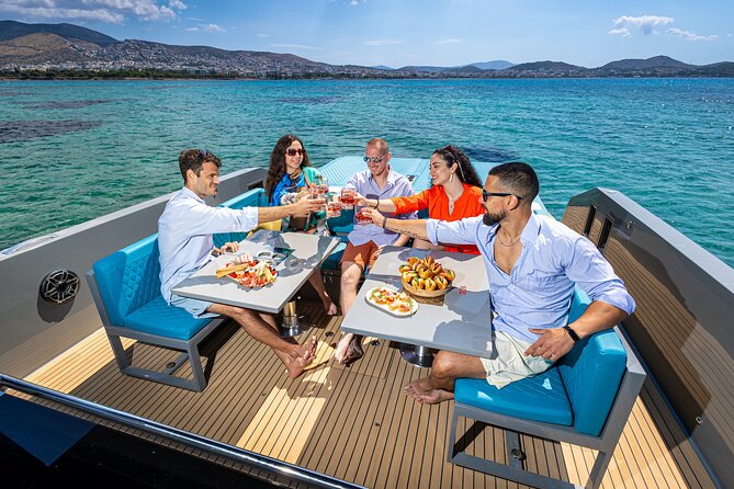 Private Luxury Powerboat Day Tour in Athens - The 5-hour plan: coastline views and a Riviera stop that’s meant for swimming