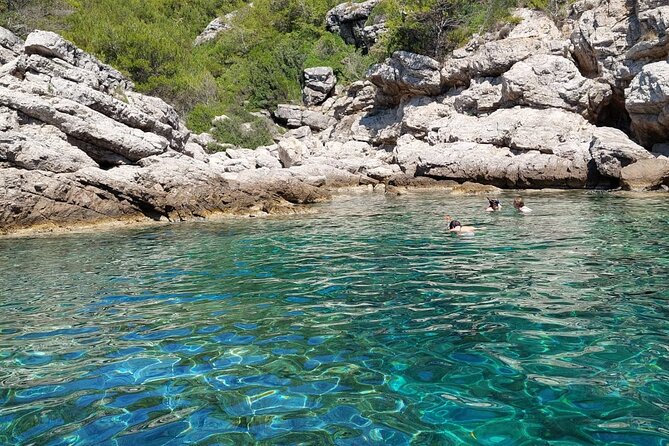 Private luxury speedboat tour-Islands, caves, beaches, snorkeling - Lopud Island: churches, monastery walking, and sandy time