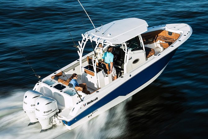 Private New Powerboat to St John & LimeOut. Full Day USVI - The not-so-fun add-ons: fuel surcharge and captain gratuity