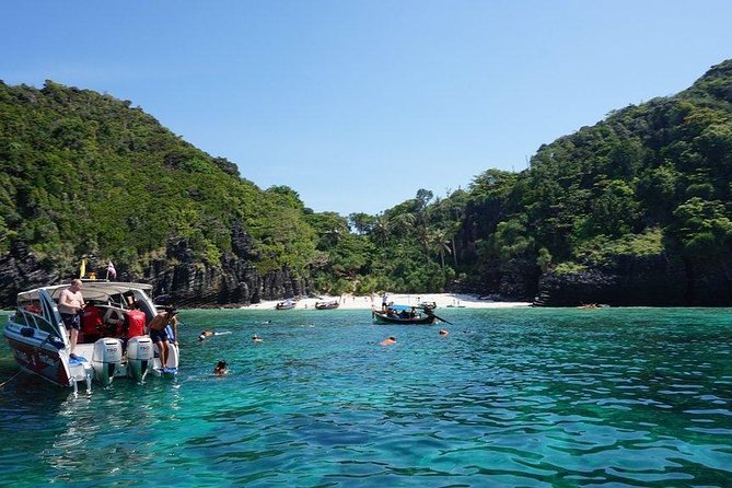Private Phi Phi & 4 Islands Sunset Cruise by Speedboat - from Krabi - From Ko Phi Phi Le to the Viking Cave: the island highlights in order