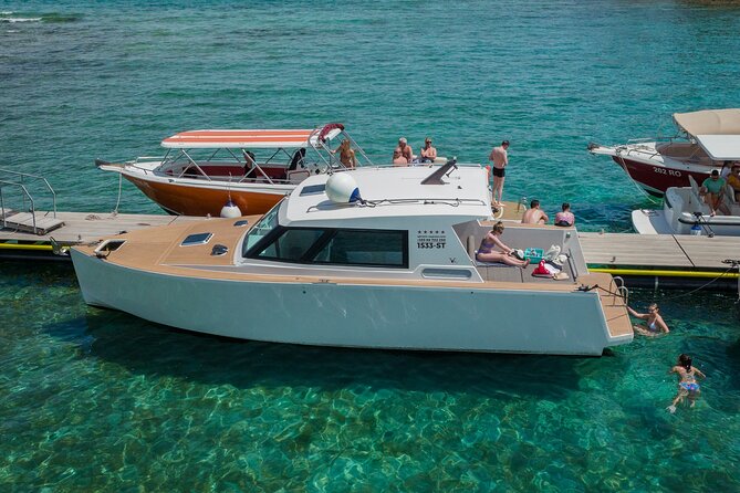 Private Red Rocks and Pakleni Islands beach hopping speedboat tour - Zaraće: Two Beaches, Snorkeling Runs, and Cliff-Jumping Time
