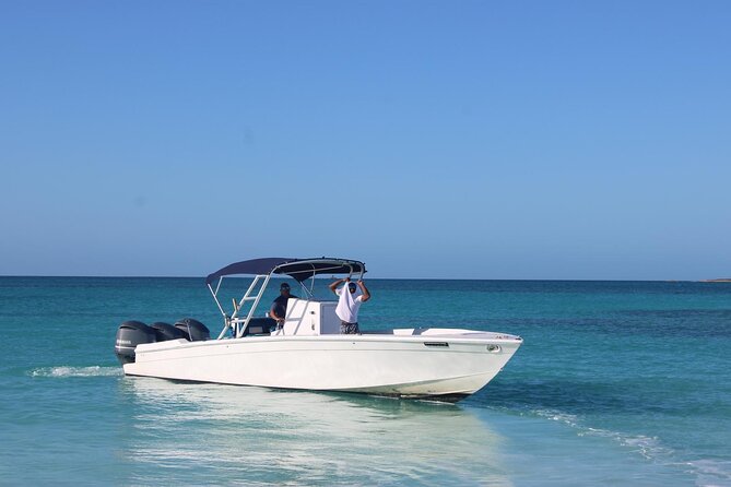 Private speed boat beach and bar hopping visiting Rose island - Snorkeling time and swimming pigs: the moments you hope for