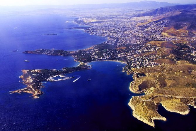 Private Speed Boat Day Cruise In Athens Riviera - Stop 2: Patroklos Island for swimming, sunbathing, and calmer coves