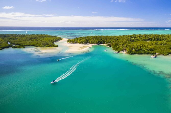 Private speed boat to Ile aux Cerfs full-day Incl: Lunch & Transfer - Port Louis to the East Coast: Trou d’eau Douce first stop