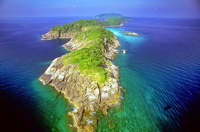 Private Speedboat Maiton, Racha, and Coral Islands Tour from Phuket - Stop 2: Ko Racha Yai for white sand and standout snorkeling