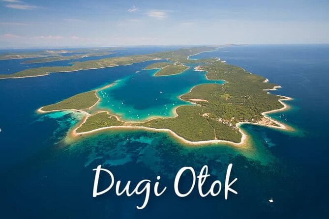 Private speedboat tour : Sakarun beach, Dugi otok, Golubinka Cave - Saharun (Sakarun) Beach: sand time on one of the most Instagrammable shores