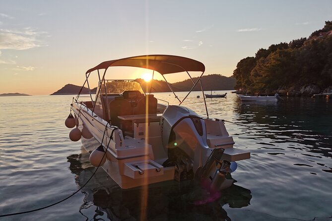 Rent a luxury speed boat for great fun on this Elaphiti Islands tour - Šipan: Olive Trees, Rector’s Palace Ruins, and a Port That Feels Untouched