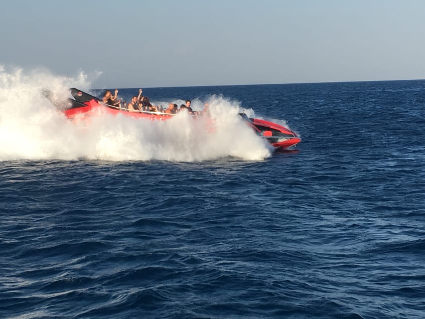Rhodes: Beaches Trip by Jet Boat with Snorkeling and Drinks - Drinks included: more than a basic refresh