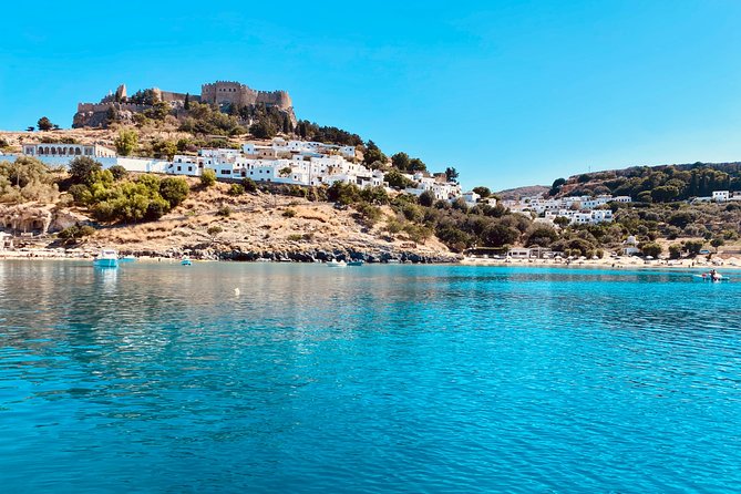 Rhodes High Speed Boat to Lindos - Lindos Beach and the village: how to spend your roughly 4 hours