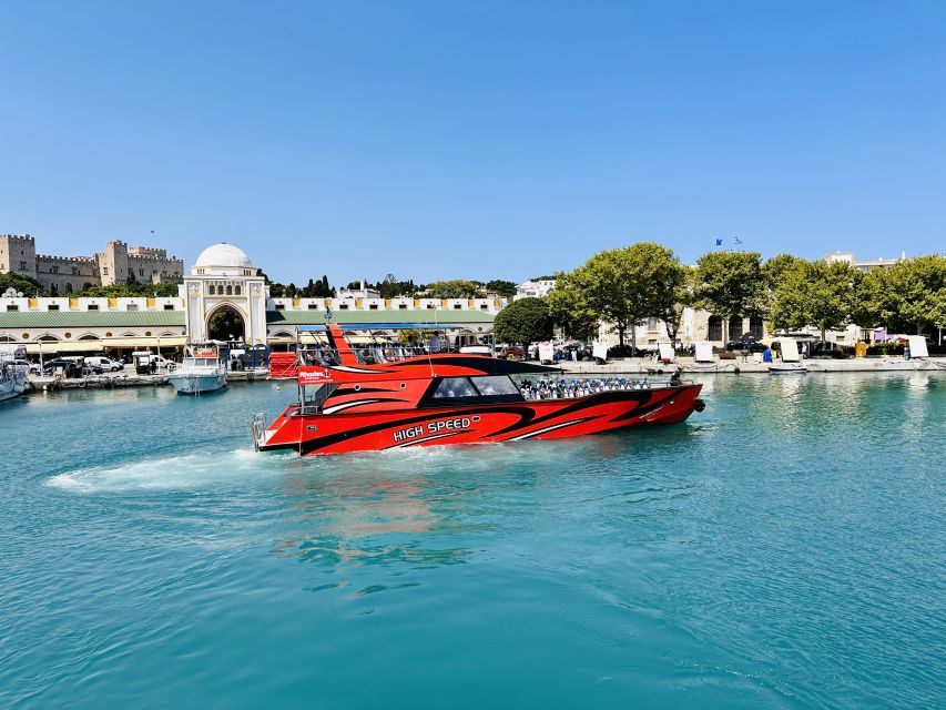Rhodes: High Speed Boat Trip to Lindos - Quick Hits
