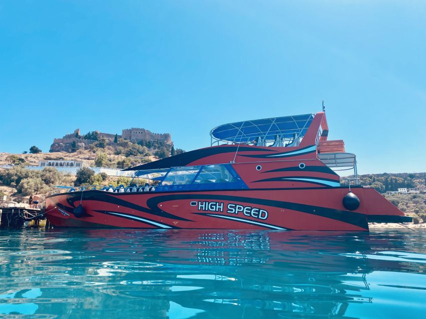 Rhodes: High Speed Boat Trip to Lindos - Lindos Village Wander: Shade, White Buildings, and Stairs That Pay Off