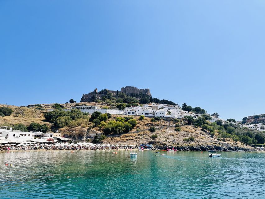 Rhodes: High Speed Boat Trip to Lindos - Lindos Bay and Golden Sand: Your Best Use of Beach Time