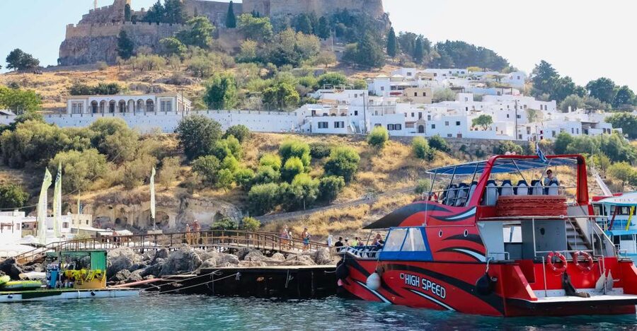 Rhodes: High Speed Boat Trip to Lindos - Getting to Rhodes Sea Lines: Meeting Points You Should Double-Check