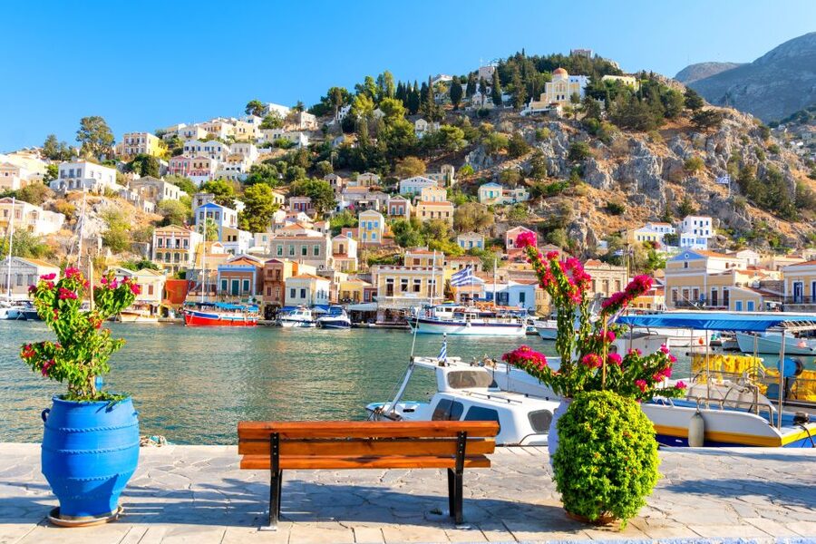 Rhodes: Speedboat trip to Symi Town and Panormitis Monastery - Kolona Harbor to Symi: the ferry ride and how to win your seat