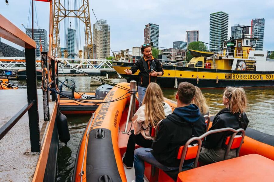 Rotterdam: RIB Speedboat Sightseeing Cruise - Starting fast: how the 45–60 minute experience flows