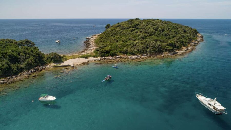 Rovinj: Lim Fjord & Rovinj islands Speedboat Tour - Lim Fjord and Red Island: the two stops that sell the trip