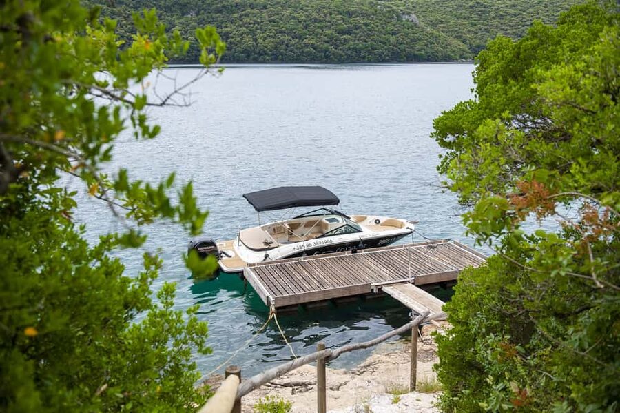 Rovinj or Vrsar: Lim Fjord & Rovinj islands Speedboat Tour - Figarola Island: shade, local-style swimming, and an easy reset