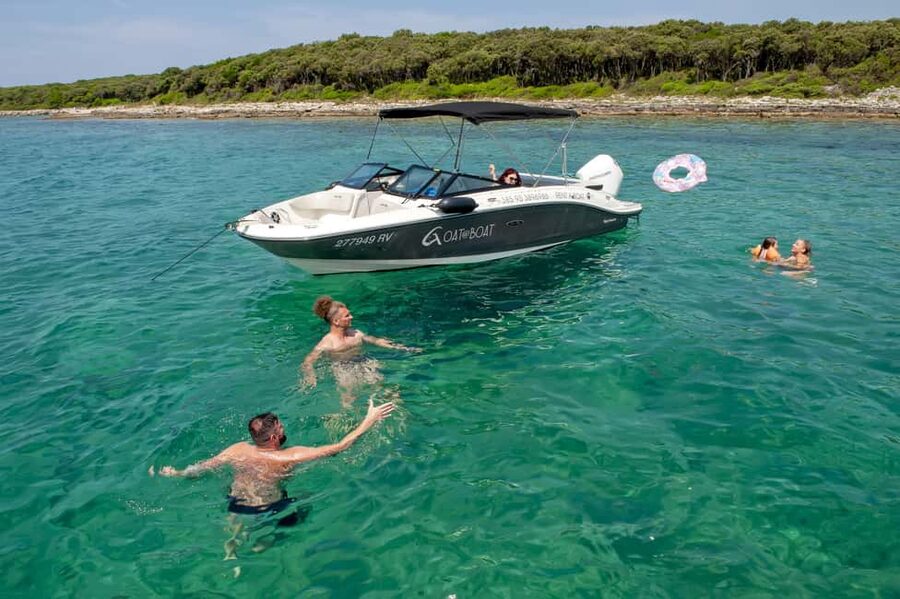 Rovinj or Vrsar: Lim Fjord & Rovinj islands Speedboat Tour - Lim Fjord + Pirate Cave bar: panorama, drinks, and calm coves