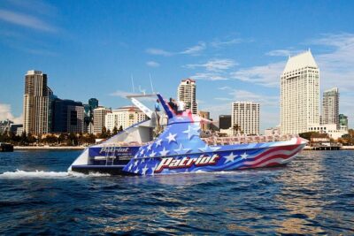 San Diego Bay Jet Boat Ride - 1,400 horsepower, 40 knots, and the fun part of being a little scared