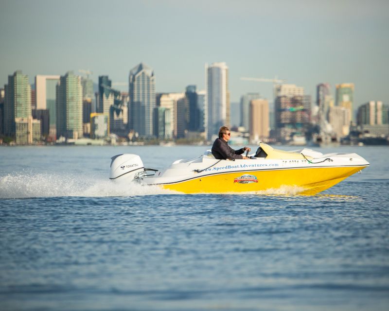 San Diego: Drive Your Own Speed Boat 2-Hour Tour - Driving in San Diego Harbor feels like the main event