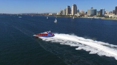 San Diego: Patriot Jet Boat Thrill Ride - The 30-Minute Route: USS Midway, North Island, Coronado Bridge, and More
