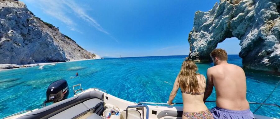 Skiathos: Private Lalaria Beach and Caves Speedboat Tour - Key things that make this tour work