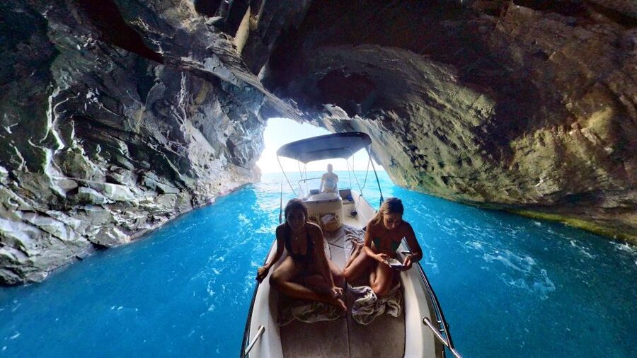 Skiathos: Private Lalaria Beach and Caves Speedboat Tour - Viewpoint sightseeing plus a 15-minute swim window