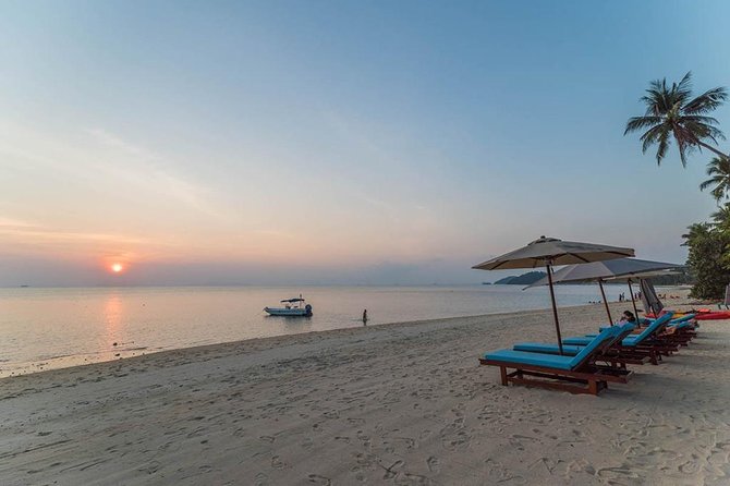 Speed Boat Private Sunset Snorkeling and sightseeing from Samui - Koh Rap Island: a lesser-known beach break with optional snorkeling time