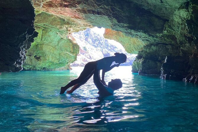 Speed Boat Tour to Secret Beaches - The Route: Haxhi Ali Cave and Dafina Bay in One Long Water Day