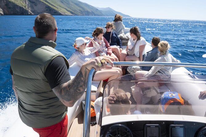 Speed Boat Tour to Vlore's Secret Blue Cave at Grama Bay - Dafina Cave: where your swim and snorkel time actually happens