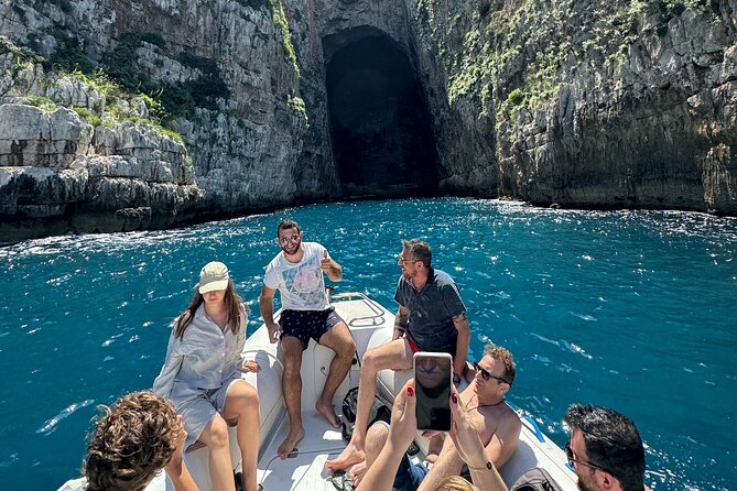 Speed Boat Trip to Karaburun, Haxhi Ali Cave and Sazan Island - Sazan Island: beach time, snorkeling options, and old military bones