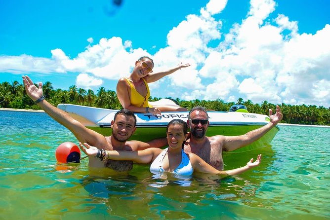 Speedboat Adventure in Punta Cana - Natural Swimming Pool Stop: The Swim Part Has a Lot of Weight