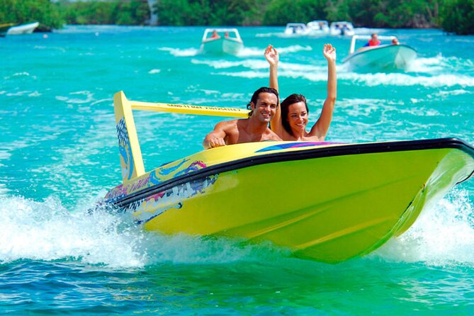 SpeedBoat Jungle Tour + Snorkel Experience in Cancun - Laguna Nichupté: Where the Marine Life Part Shows Up