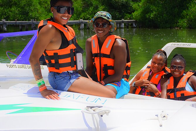 SpeedBoat Jungle Tour + Snorkel Experience in Cancun - Snorkel Equipment and the Certified Guide Moment