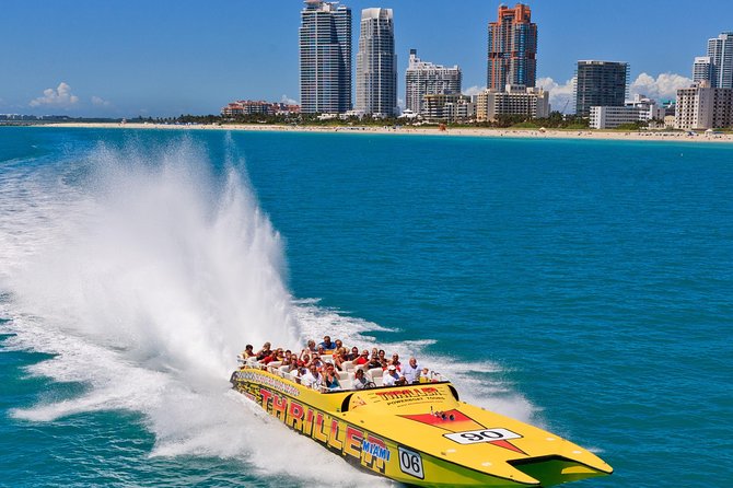 Speedboat Sightseeing Adventure of Miami - Onboard Vibe: Captains, Humor, Music, and the Wet Factor