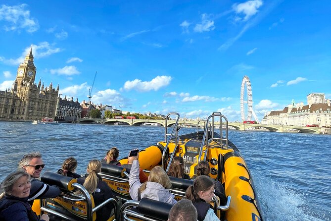 Speedboat Sightseeing: Embankment OR Westminster Pier -45 Minutes - Safety rules you should take seriously (medical and age limits)