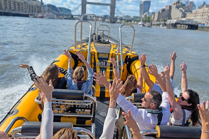 Speedboat Sightseeing: Embankment OR Westminster Pier -45 Minutes - What you pay for: $79.02 and the value of motion + narration