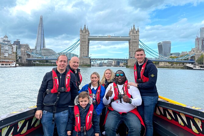 Speedboat 'THE THAMES BEAST' from Tower Millennium Pier - 40 mins - Price check: what $78.15 buys on the river