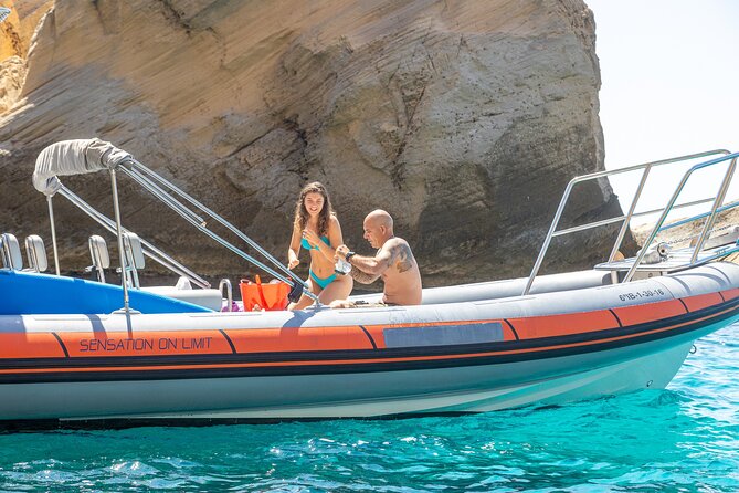 Speedboat tour to Es Vedra & Atlantis Ibiza - Price and value: $102.92 for a lot of coast in 3 hours