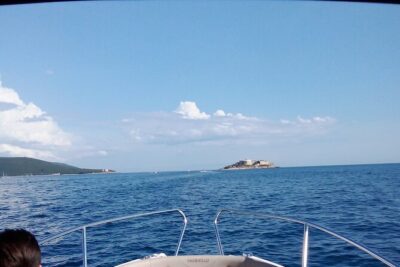 Speedboat Tour to Lady of the Rock, Mamula and Blue Cave Swim - Cruising the bay: Porto Montenegro views and the Ex-Submarine Tunnel