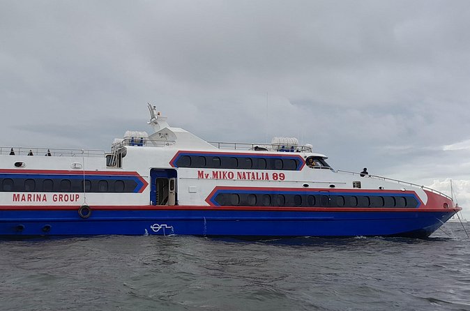 Speedboat Transfer to Gili Trawangan and Lombok from Bali - On the Fast Boat: AC, Seats, and Practical Comfort