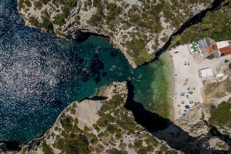 Split: Blue Cave & Hvar Small-Group Speedboat Tour - Komiža on Vis: where the day turns from sightseeing to island life