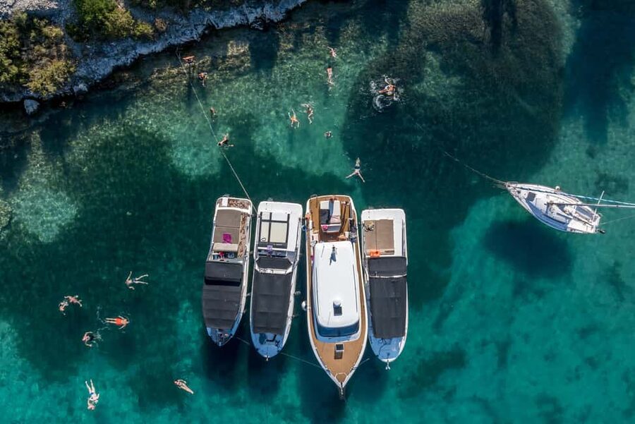 Split: Blue Cave & Hvar Small-Group Speedboat Tour - Sea-cave photo stops and the Stiniva Cove swim