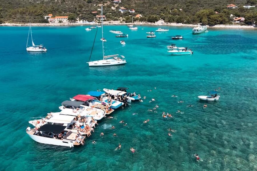 Split: Blue Lagoon, Trogir & Solta Speedboat Tour - From Split’s waterfront to island time: how the speedboat day flows