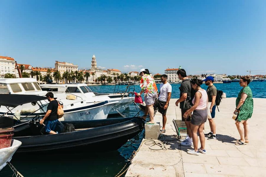 Split/Trogir: Blue lagoon and 3 islands speedboat tour - On-water experience: speedboat bounces, seating, and what to wear